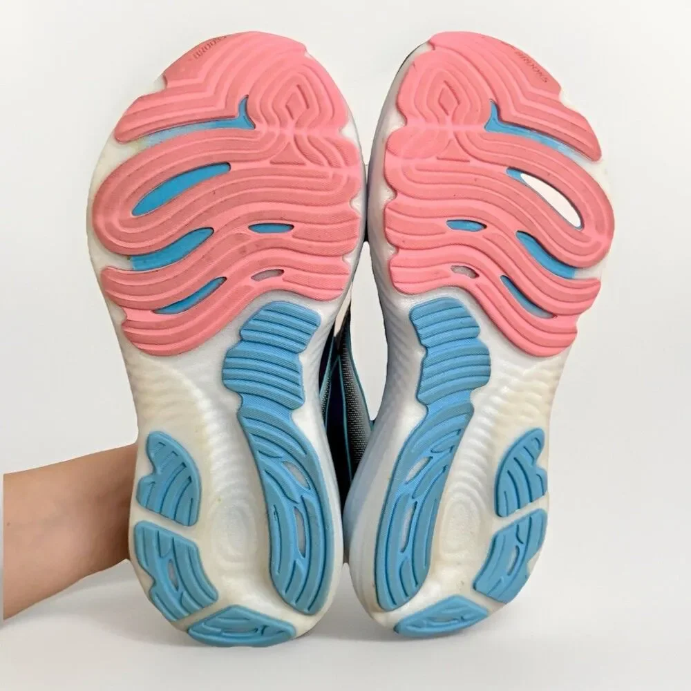 Women's Brooks Glycerin 22, Blue Ribbon/Peacoat/Dianthus, 9 B Medium US - Picture 8 of 10